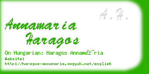 annamaria haragos business card